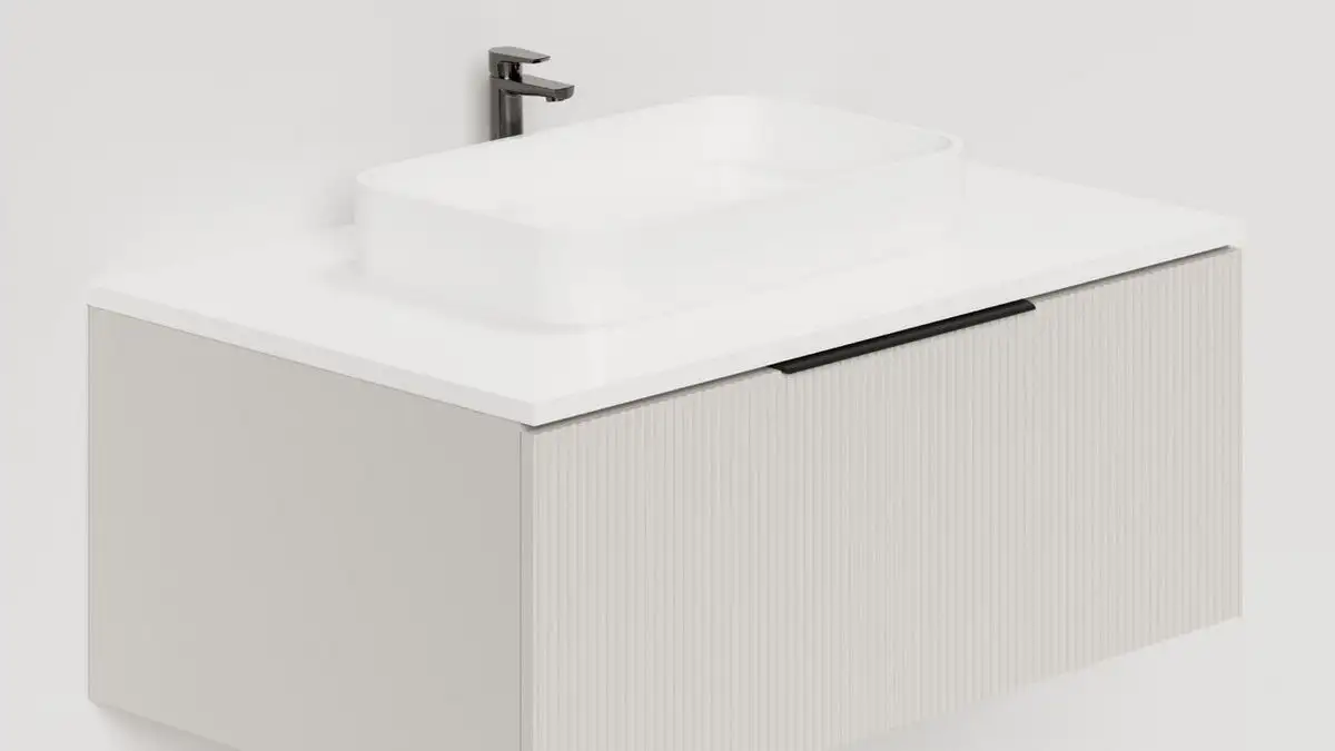 Salini Тумба под умывальник Touch V 80 T800V1C (кремовый) – фото товара