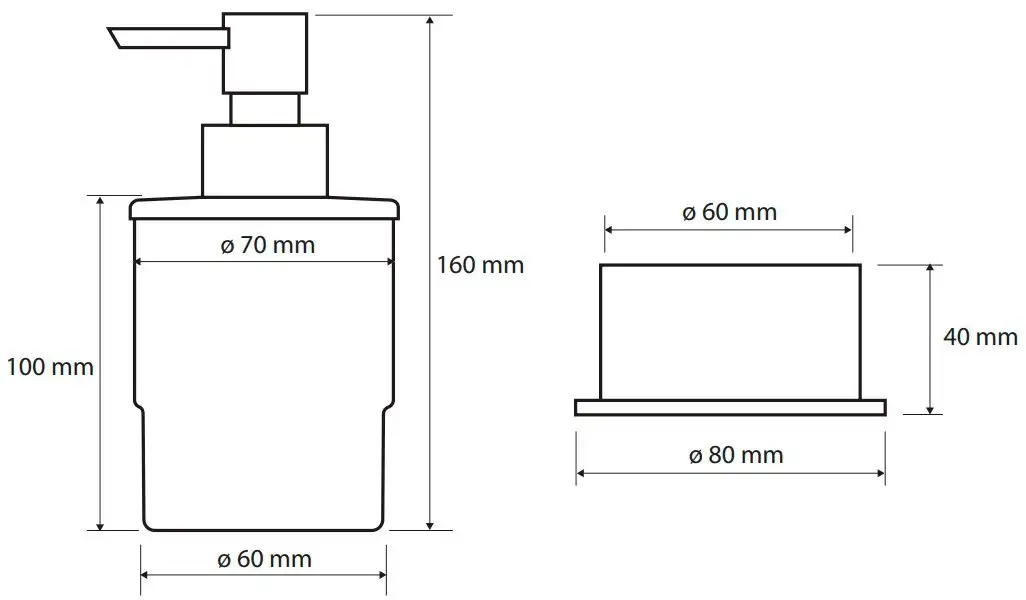 Дозатор для жидкого мыла Bemeta Omega 138109161 – фото товара
