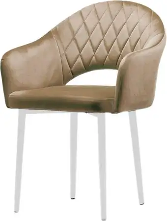 Стул Памир София F08 Поворотный (бежевый/белая опора) – изображение в каталоге