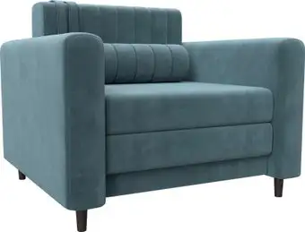 Кресло-кровать Лига диванов Лига-070 132557 ( велюр Seven 113 бирюзовый) – изображение в каталоге