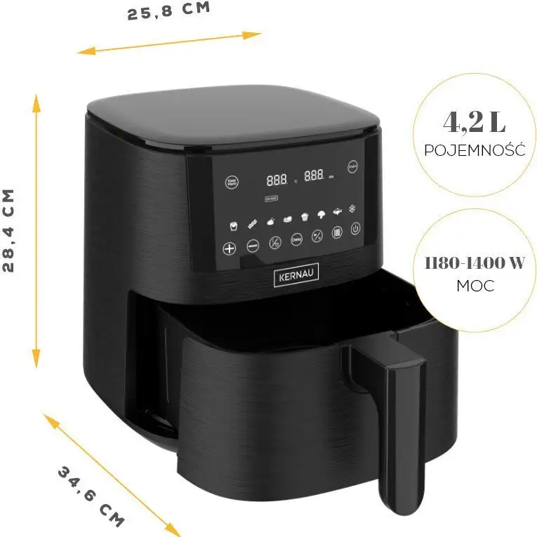 Аэрогриль (аэрофритюрница) Kernau KSAF 414 EB – фото товара