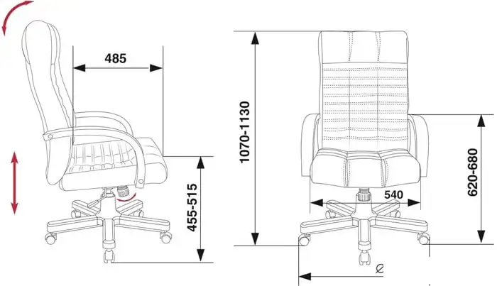 Кресло Бюрократ KB-10/WALNUT (черный) – фото товара