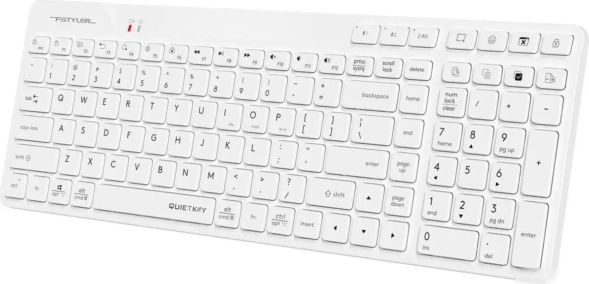 Клавиатура A4Tech Fstyler FBK27C AS (белый) – фото товара