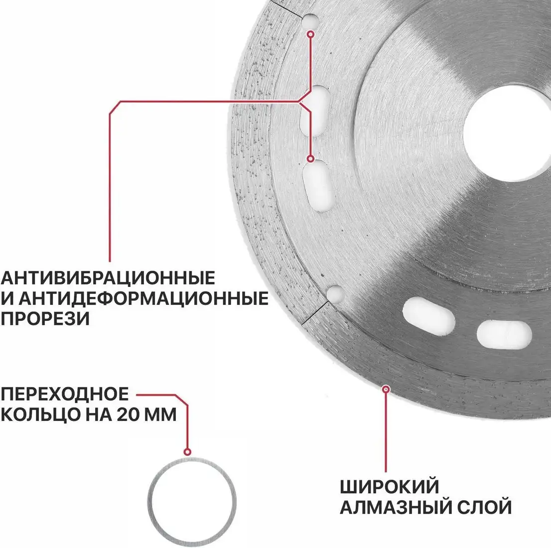 Отрезной диск алмазный P.I.T. ACTW11-0125B – фото товара
