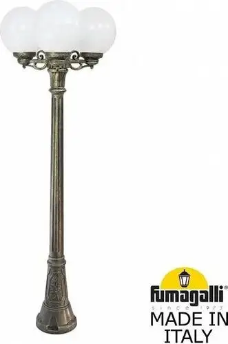 Городской фонарь Fumagalli Globe ARTU BISSO/G250 3L FU_G25.158.S30.BYF1R – изображение в каталоге