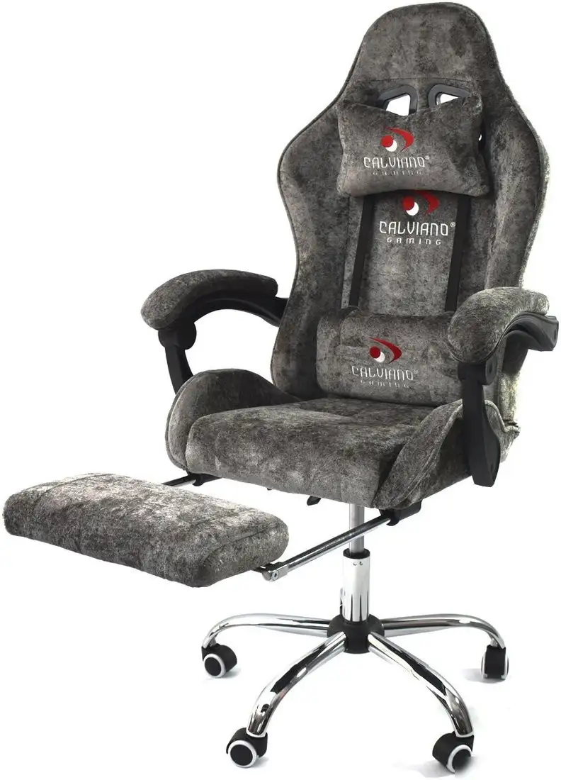 Игровое (геймерское) кресло Calviano Amarone (dark grey plush) – фото товара
