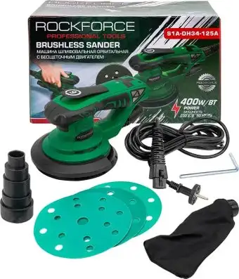 Эксцентриковая шлифмашина RockForce RF-S1A-DH34-125A – изображение в каталоге
