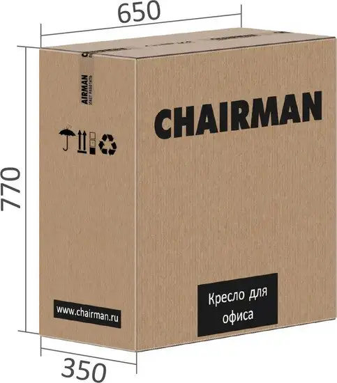 Кресло CHAIRMAN CH580 (черный) – фото товара