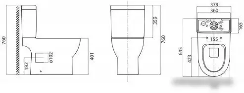 Унитаз BelBagno Steam BB130CPR - фото товара