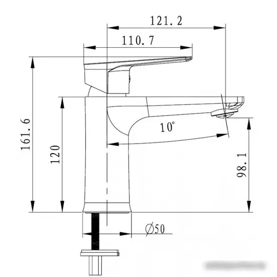 Смеситель Kaiser Atrio [60011] - фото товара