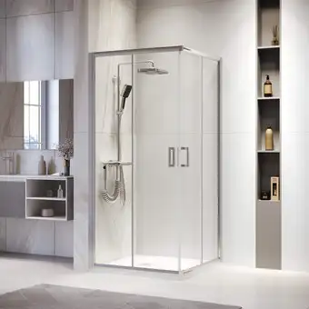 Душевой уголок RGW PA-39 03083999-11 90x90 (хром/прозрачное стекло) - изображение в каталоге