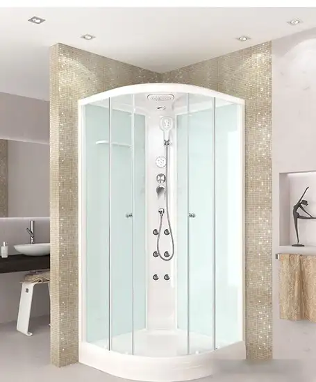 Душевая кабина Domani-Spa Delight 88 (белый/сатин/матированное стекло) - фото товара
