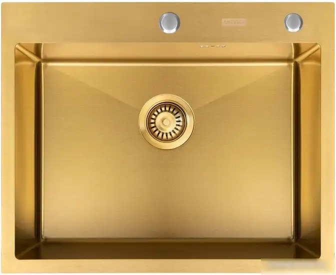 Кухонная мойка ARFEKA ECO AR мойка 600*500, роллер-мат, дозатор Gold - фото товара
