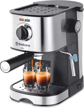Рожковая помповая кофеварка Sakura SA-6113 - изображение в каталоге