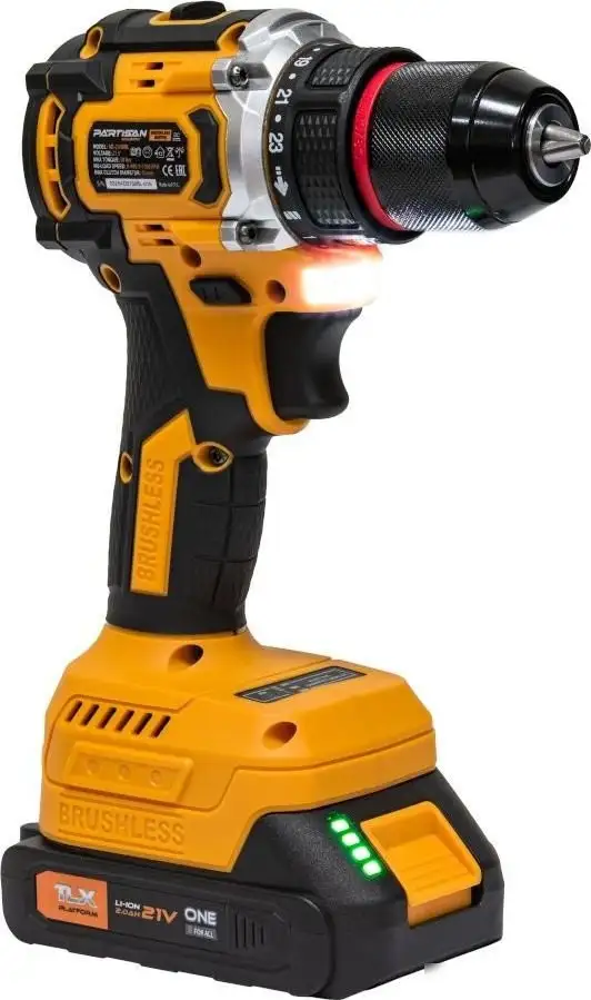 Дрель-шуруповерт Partisan AD-2150BL (с 2-мя АКБ, кейс) – фото товара