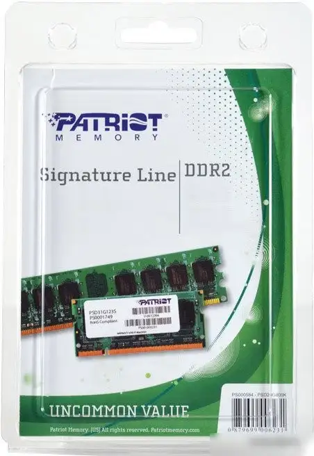 Оперативная память Patriot Signature 2GB DDR2 PC2-6400 (PSD22G80026) – фото товара