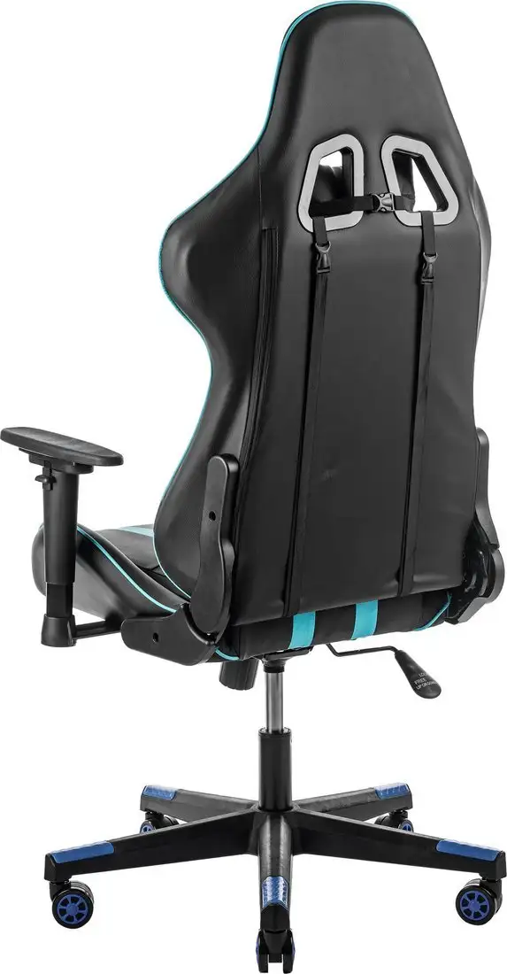 Игровое (геймерское) кресло Mio Tesoro Control 8051 (черный/синий) – фото товара