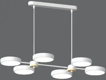 Подвесная люстра LED4U L3217-820 WH – изображение в каталоге