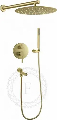 Душевая система Filarete Roun FL1020 (матовое золото)