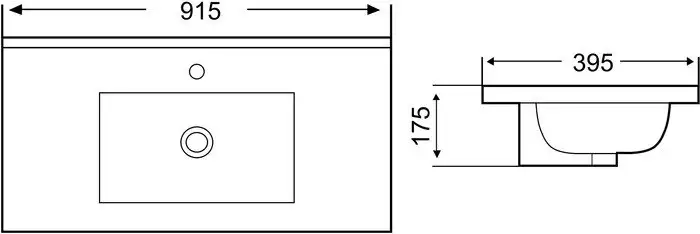 Умывальник WeltWasser Deilbach 7517-90 - фото товара