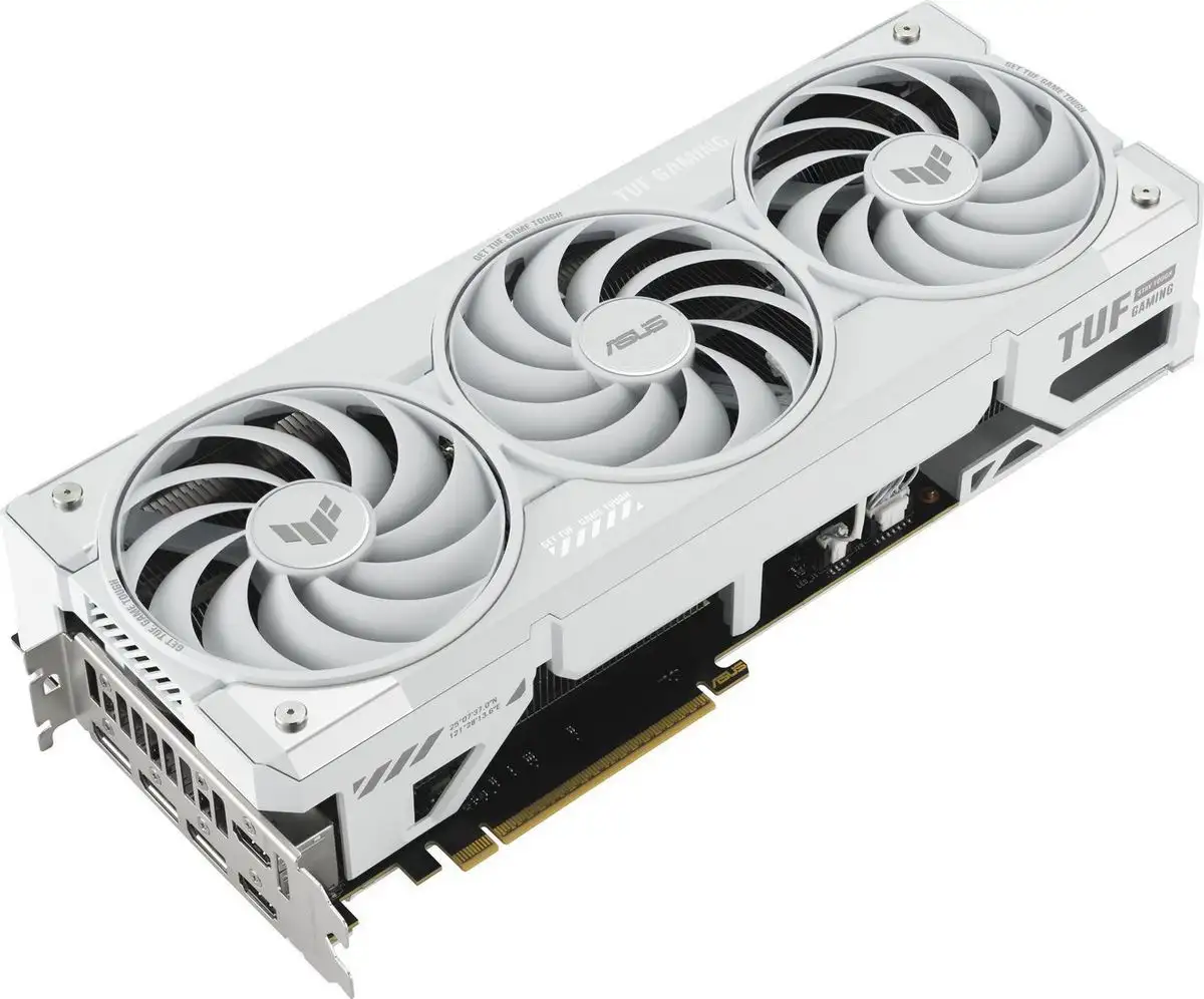 Видеокарта ASUS TUF Gaming GeForce RTX 5070 Ti 16GB GDDR7 White OC Edition TUF-RTX5070TI-O16G-WHITE-GAMING – фото товара