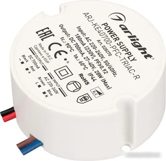 Блок питания Arlight ARJ-KE40700-PFC-TRIAC-R 028270 – фото товара