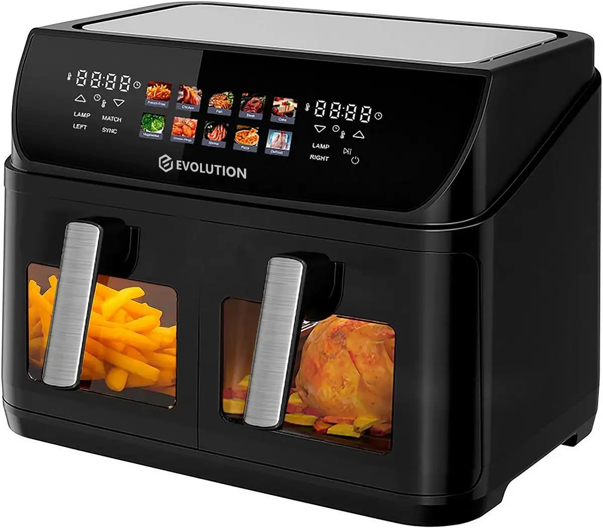 Аэрогриль (аэрофритюрница) Evolution AIRO DualGrill Pro 10L – фото товара