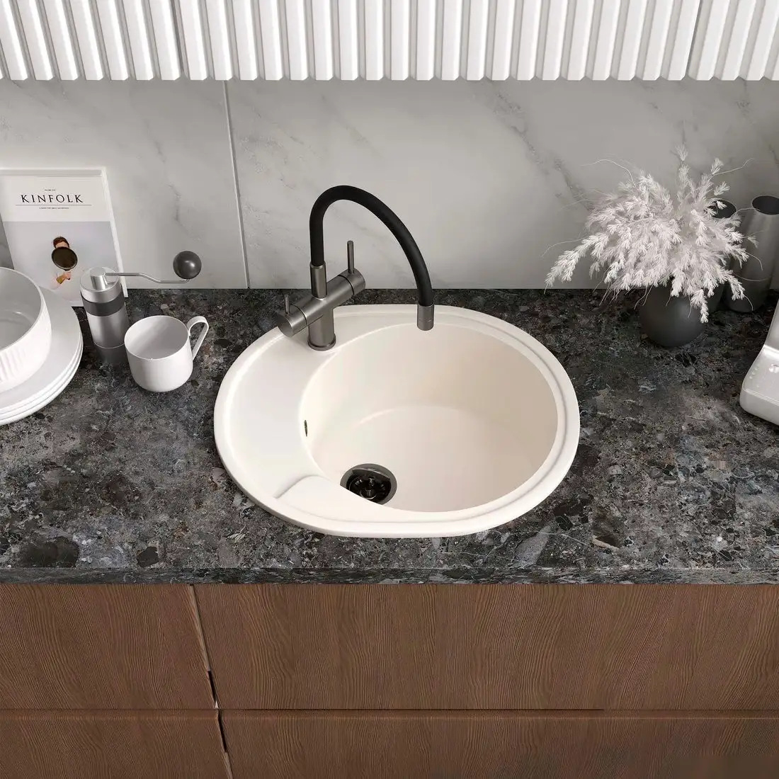 Кухонная мойка Reflexion Allonge RF0658WH - фото товара