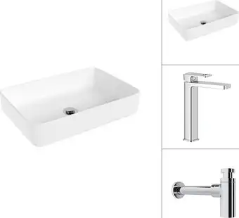 Умывальник Lauter 21487-50 + Cascade 21СК0655C с сифоном 21635CH (хром) - изображение в каталоге