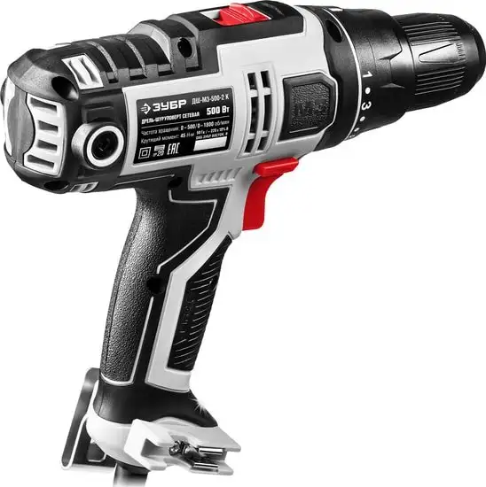 Дрель-шуруповерт Зубр ДШ-М3-500-2 К – фото товара