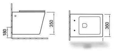 Унитаз подвесной SantiLine SL-5004SM-BD - фото товара
