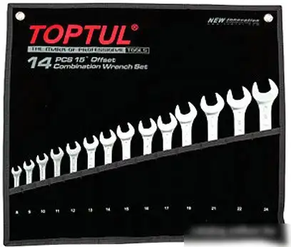 Набор ключей Toptul GPAB1404 14 предметов – фото товара