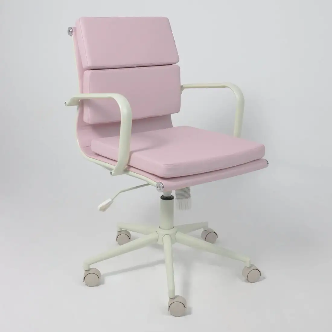 Офисное кресло AksHome Indigo LB (розовый/слоновая кость) – фото товара