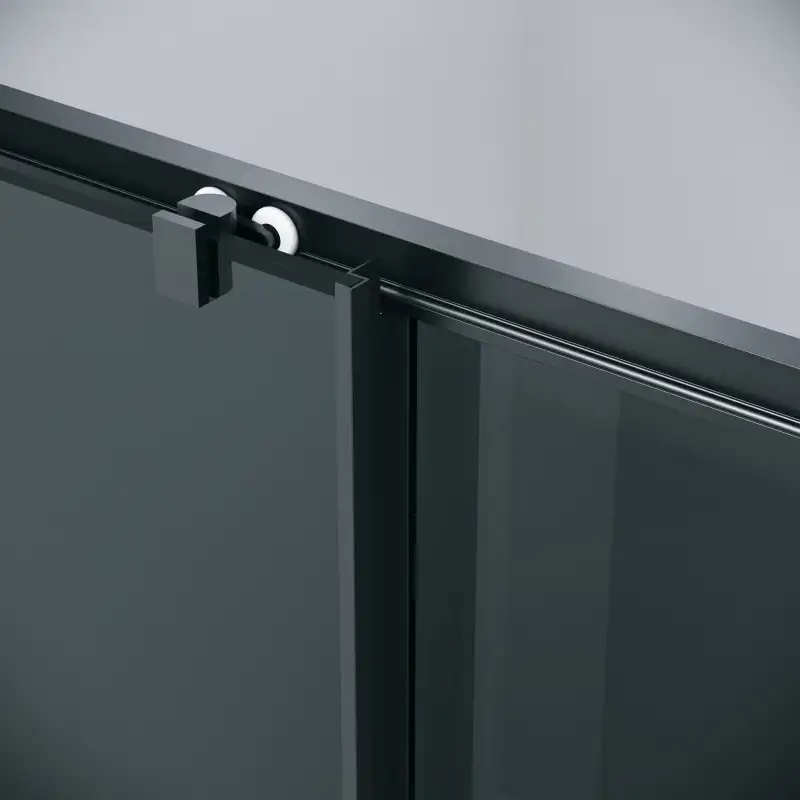 Душевая дверь Grossman Cosmo 100x195 100.K33.02.100.21.10 (черный матовый/стекло тонированное) - фото товара