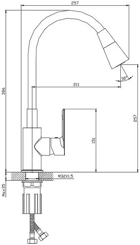 Смеситель Splenka S05.43.09 - фото товара