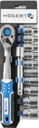 Набор торцевых головок Hogert Technik HT1R332 (12 предметов)