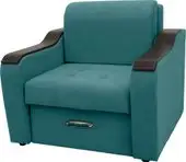 Кресло Сириус Лидер-3 НПБ 105x110 (Eva 23 велюр зеленый) – изображение в каталоге