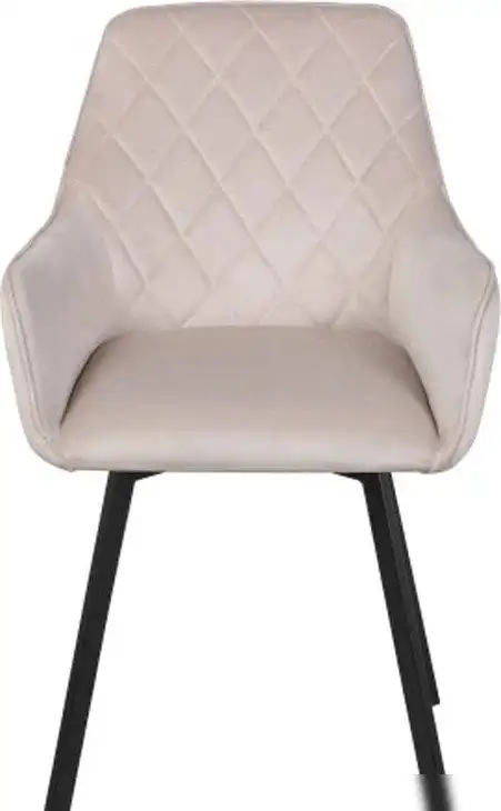 Стул СоюзРегионПоставка Бостон (Муар черный/Велюр Velluto 2 бежевый) СРП-156