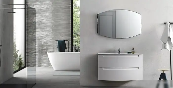 Мебель для ванных комнат Belux Тумба под умывальник Бари НП 90-02 (1 белый глянец) – фото товара