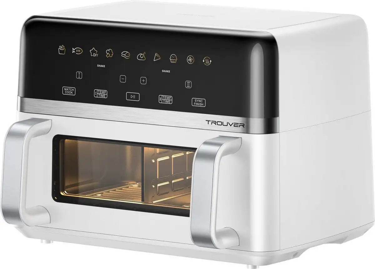 Аэрогриль (аэрофритюрница) Trouver FD20s Pro White (белый) – фото товара