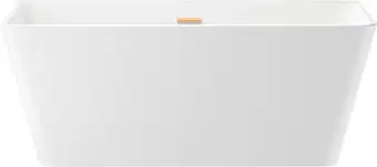 Ванна Wellsee Graceful Pro 150x77 230902004 (отдельностоящая ванна белый глянец, экран, ножки, сифон-автомат золото) - изображение в каталоге