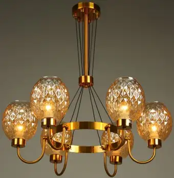 Подвесная люстра BayerLux Десфорд 10534547 (золото) – изображение в каталоге