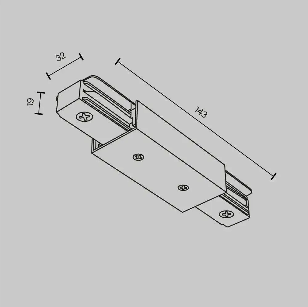 Коннектор питания шинопровода Maytoni Unity TRA001CB-11B – фото товара