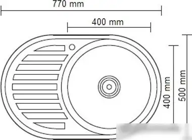 Кухонная мойка Ledeme L67750-R - фото товара