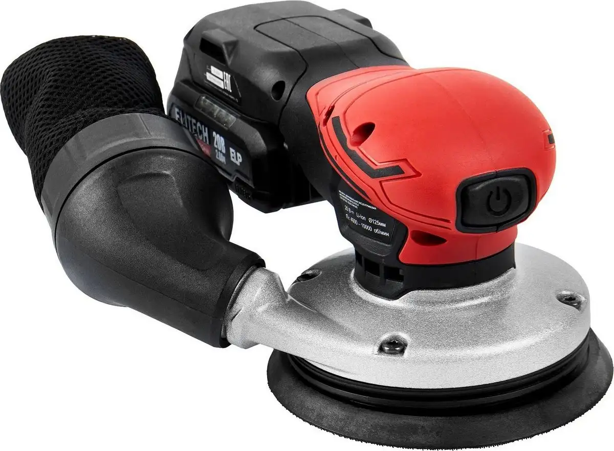 Эксцентриковая шлифмашина ELITECH COS 2012SL E2213.045.01 (с 2-мя АКБ) – фото товара