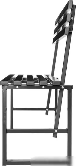 Скамейка Sundays Relax СКМС-1 со спинкой (черный) – фото товара