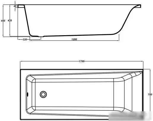 Ванна Cersanit Lorena 170x70 [P-WP-LORENA-170] - фото товара