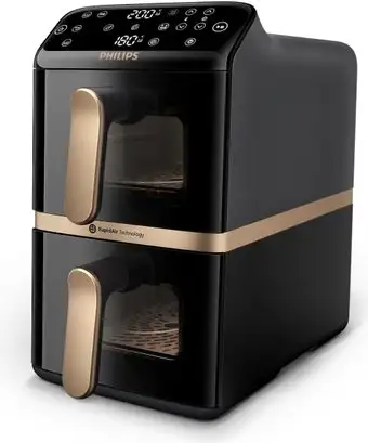 Аэрогриль (аэрофритюрница) Philips Ovi Stacked Dual Basket NA462/70 – изображение в каталоге