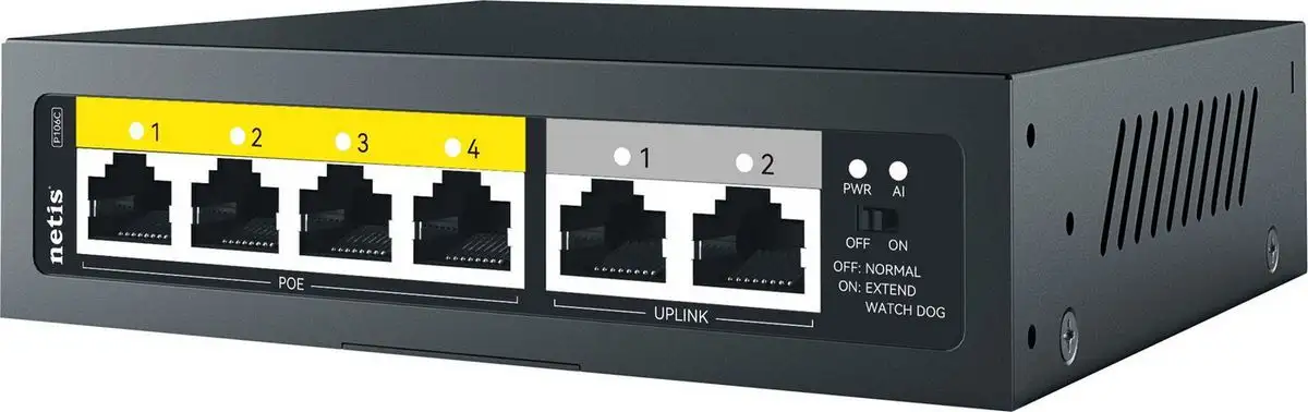 Неуправляемый коммутатор Netis P106C – фото товара