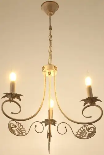 Подвесная люстра BayerLux Элессия 9526441 (белый/золотая патина) – изображение в каталоге